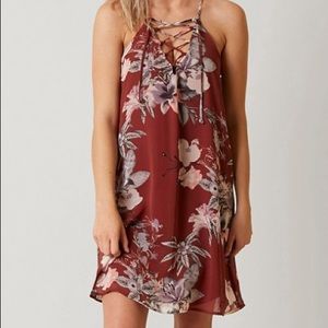 Floral Halter Neck Dress
